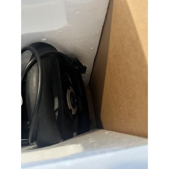 RARE Interact V4 Force Feedback Steering Wheel Pedals For PC Games Windows 95/98 - Picture 10 of 11